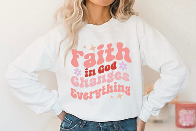 Faith in God Changes Everything SVG SVG FiveStarCrafting 