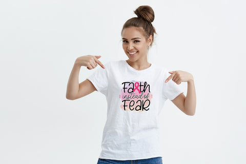 Faith Instead of Fear PNG Sublimation Sublimation CraftLabSVG 
