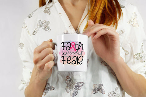 Faith Instead of Fear PNG Sublimation Sublimation CraftLabSVG 
