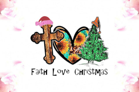 Faith Love Christmas Sublimation Sublimation Jagonath Roy 