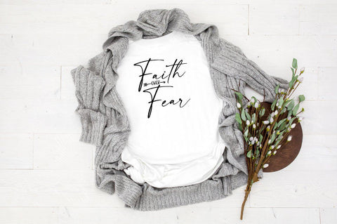 Faith Over Dear SVG SVG Simply Cutz 