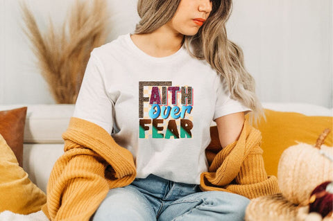 Faith over Fear Sublimation SVGArt 