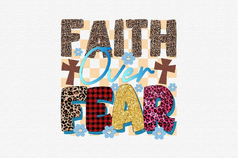 Faith over Fear Sublimation SVGArt 