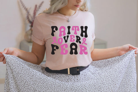 Faith over Fear SVG - Breast Cancer SVG SVG CraftLabSVG 