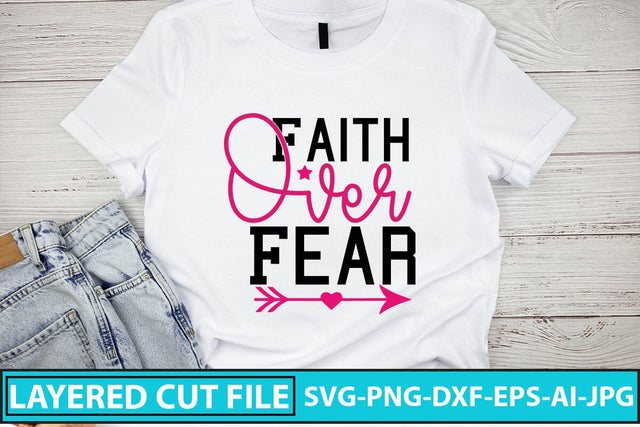 Faith Over Fear SVG Cut File SVG Syaman 