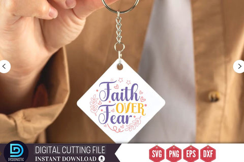 Faith over fear SVG, Faith over fear SVG DESIGNISTIC 