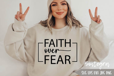 Faith Over Fear SVG Free For Commercial Use SVG Sintegra 
