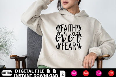 Faith Over Fear SVG Shahin alam 