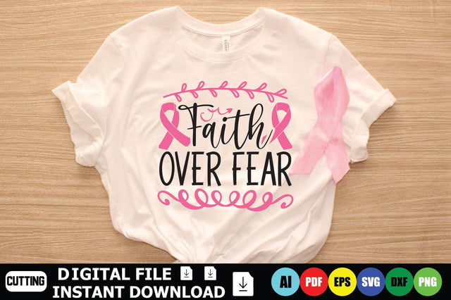 Faith over Fear SVG Shahin alam 