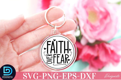 Faith over fear SVG SVG DESIGNISTIC 