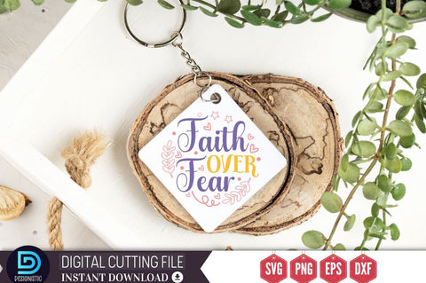 faith over fear SVG SVG DESIGNISTIC 