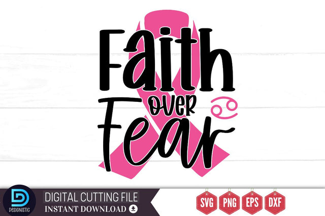 Faith over fear SVG SVG DESIGNISTIC 