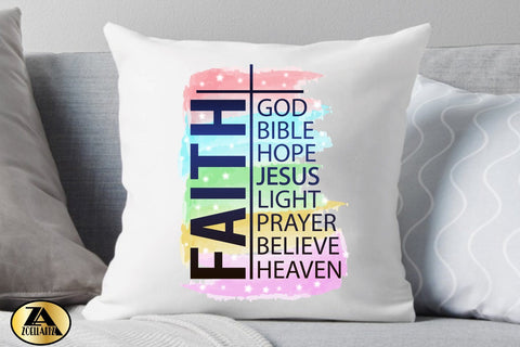FAITH PNG Christian Sublimation Design JESUS PNG Bible Quote SVG zoellartz 