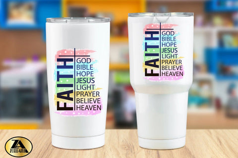FAITH PNG Christian Sublimation Design JESUS PNG Bible Quote SVG zoellartz 