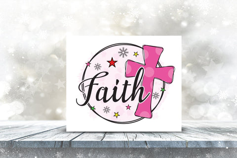 Faith PNG - Christmas PNG Sublimation Sublimation CraftLabSVG 