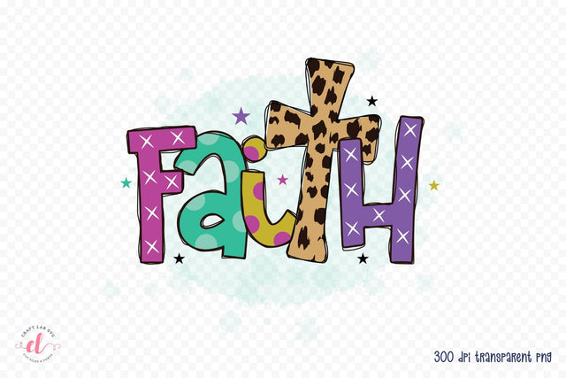Faith PNG | Christmas Sublimation Design Sublimation CraftLabSVG 