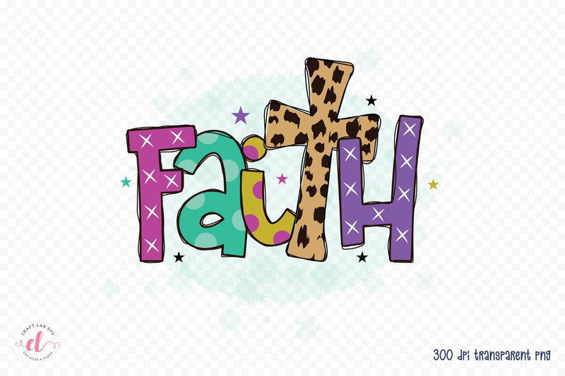 Faith PNG | Christmas Sublimation Design Sublimation CraftLabSVG 