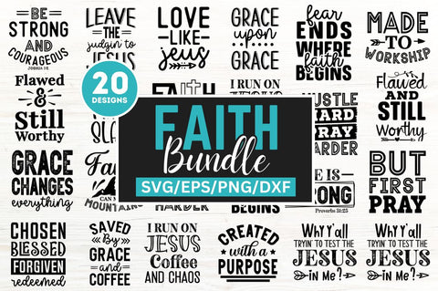 Faith Quotes SVG bundle SVG SH_Tee store 