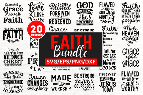 Faith Quotes SVG bundle SVG SH_Tee store 