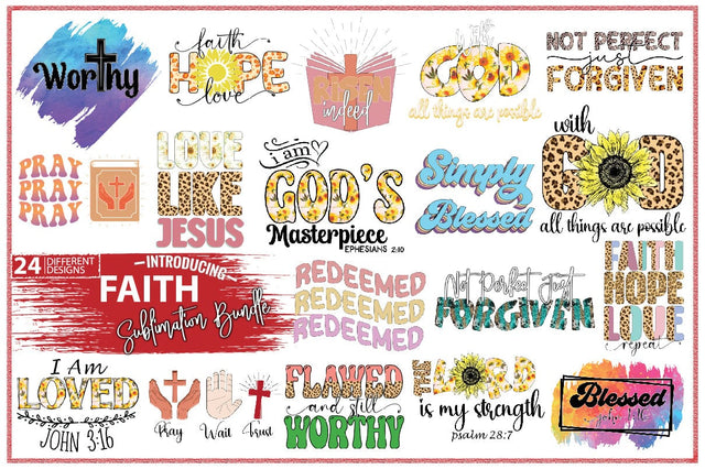 Faith Sublimation Bundle Sublimation Creativeart88 
