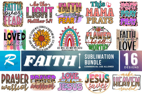 Faith Sublimation Bundle Sublimation Regulrcrative 