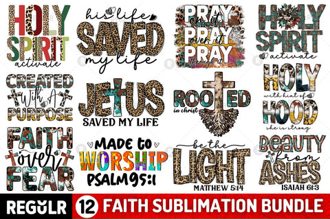 Faith Sublimation Bundle Sublimation Regulrcrative 