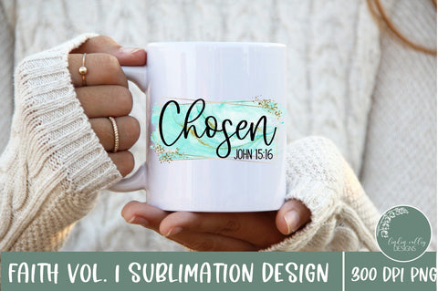 Faith Sublimation PNG Bundle-Bible Verse Sublimation PNG Bundle Volume 1 Sublimation Linden Valley Designs 