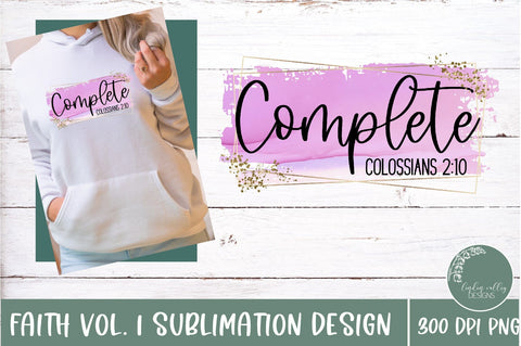 Faith Sublimation PNG Bundle-Bible Verse Sublimation PNG Bundle Volume 1 Sublimation Linden Valley Designs 