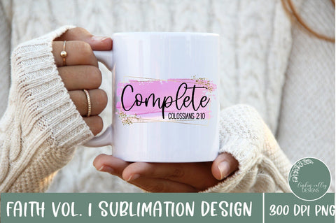 Faith Sublimation PNG Bundle-Bible Verse Sublimation PNG Bundle Volume 1 Sublimation Linden Valley Designs 