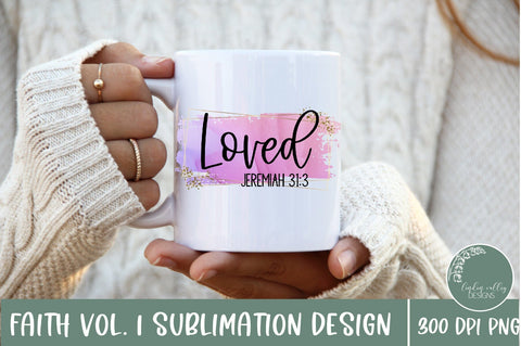 Faith Sublimation PNG Bundle-Bible Verse Sublimation PNG Bundle Volume 1 Sublimation Linden Valley Designs 