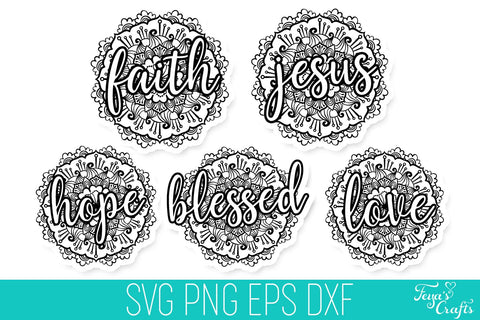 Faith SVG Bundle | Christian SVG Cut Files Bundle SVG Feya's Fonts and Crafts 