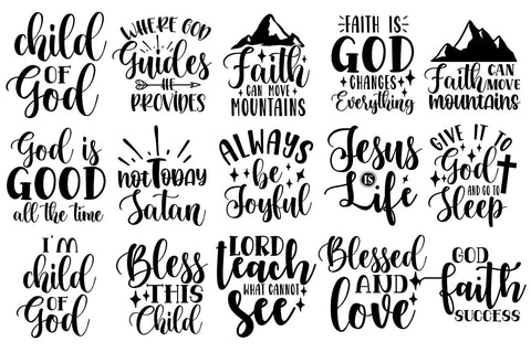 Faith svg bundle| christian svg| god svg| cricut svg cutting files| religious svg| faith svg bundle| svg files for cricut| hand lettered svg SVG Svgcraft 