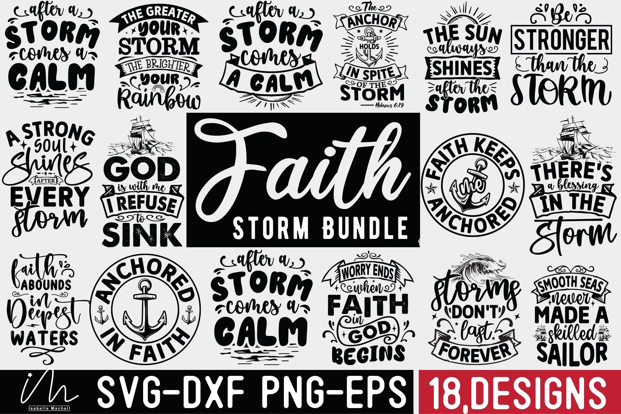 Christian Stickers SVG Bundle Vol- 06 - So Fontsy