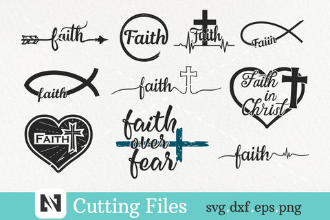 Faith Svg Bundle, Jesus Svg, Christian Svg, Catholic Svg SVG Pinoyart Kreatib 