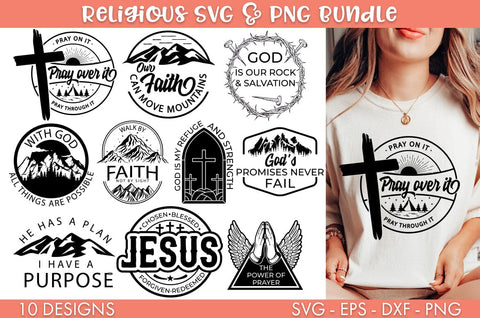 Faith SVG Bundle PNG SVG Freeling Design House 