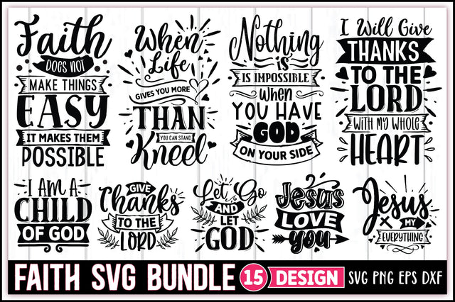 Faith SVG Bundle SVG Ariyan 