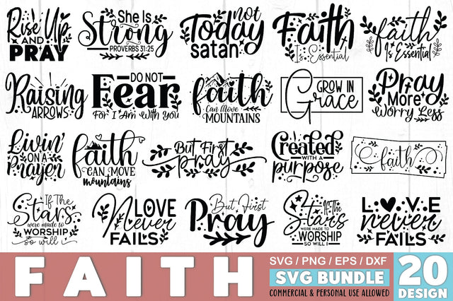 Faith SVG Bundle SVG Ariyan 
