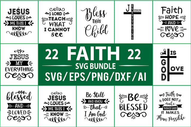 Faith SVG Bundle SVG nirmal108roy 
