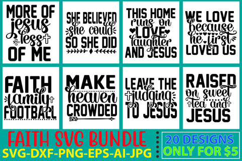 Faith Svg Bundle SVG Syaman 