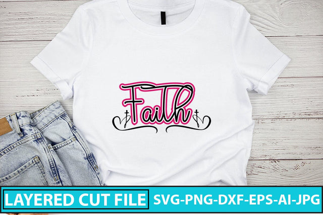 Faith SVG Cut File SVG Syaman 