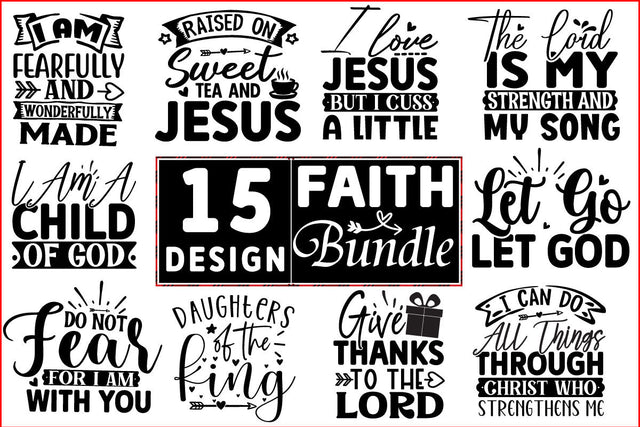 Faith SVG Design Bundle SVG CraftingStudio 