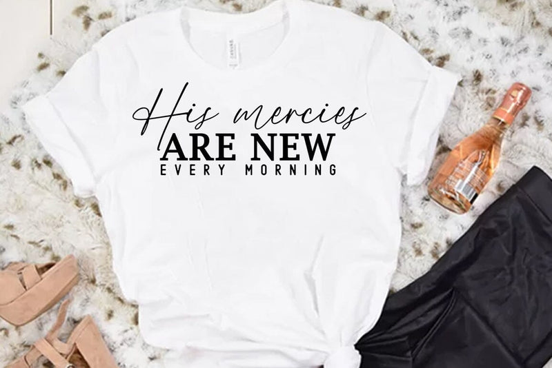 Faith SVG Design,His mercies are new every morning SVG FiveStarCrafting 