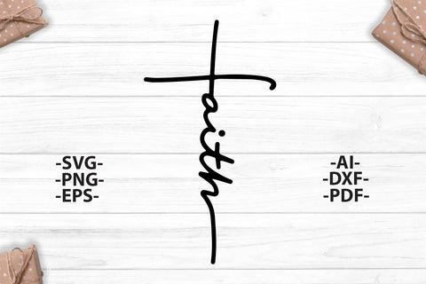 Faith Svg | Faith Cross svg | Faith Sign Svg | Faith T-shirt | Faith quote | Cricut Cut file SVG 1uniqueminute 