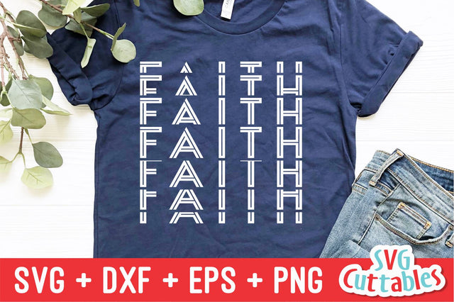 Faith svg - Faith Cut File - Quote - svg - dxf - eps - png - Religious - Inspirational - Silhouette - Cricut - Digital File SVG Svg Cuttables 