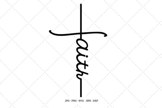 Faith Svg, Faith Shirt Svg,Christian Shirt Svg, Church Shirt, Women's Faith Shirt Svg, Cross Svg Clipart SVG SVG Digital Designer 