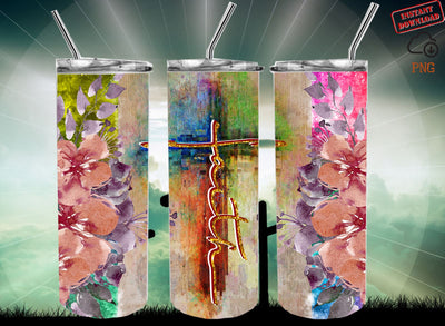 Faith Svg, Faith Tumbler Svg, Faith Tumbler, Christian Tumbler Template SVG 1966digi 