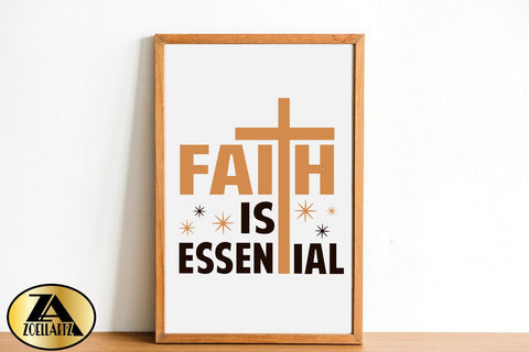 Faith SVG PNG EPS DXF Faith Is Essential Quote SVG cut File SVG zoellartz 