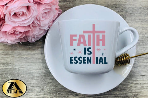 Faith SVG PNG EPS DXF Faith Is Essential Quote SVG cut File SVG zoellartz 