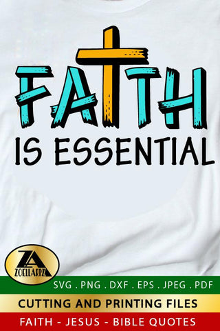 Faith SVG PNG EPS DXF Jesus SVG Bible Quotes SVG Faith Cross SVG zoellartz 