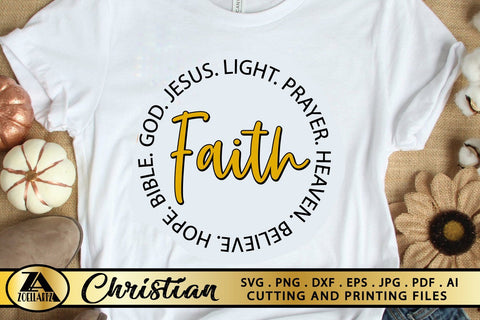 Faith SVG PNG EPS DXF Jesus SVG Christian Quote SVG Cut File SVG zoellartz 
